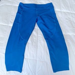 Zyia leggings size 16-18 beautiful spring blue color BNWOT